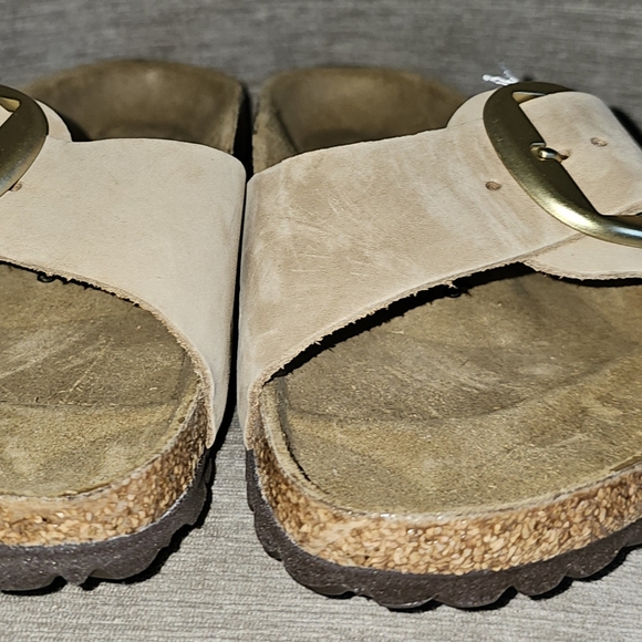 NEW Birkenstock Madrid Big Buckle Sandcastle Color narrow - Picture 2 of 6